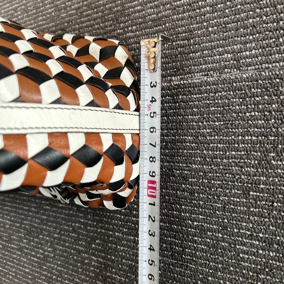 EMILIO PUCCI 幾何学模様レザートートバッグ