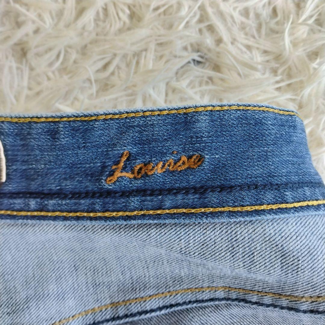 美品✨YANUK　ヤヌーク　ルイーズ　プレミアム2　27　ブルー　ストレッチ