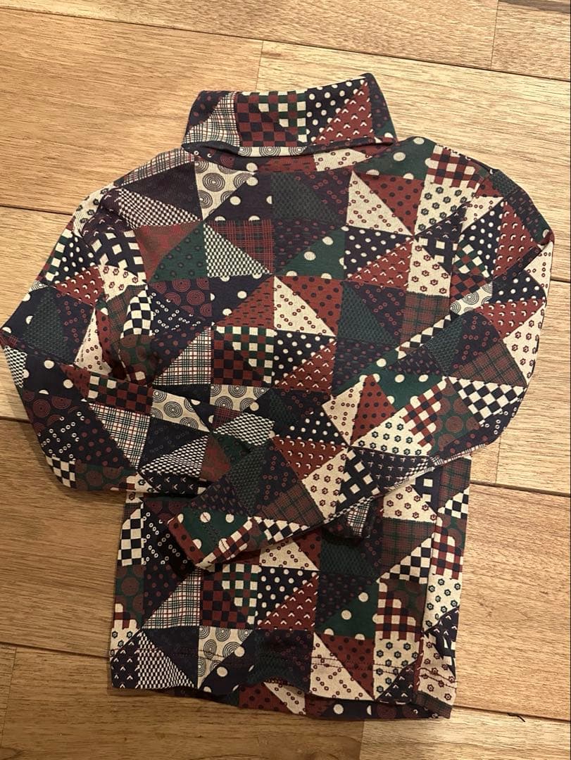 Misha＆Puff 25winter パッチワーク タートルネック 2Y