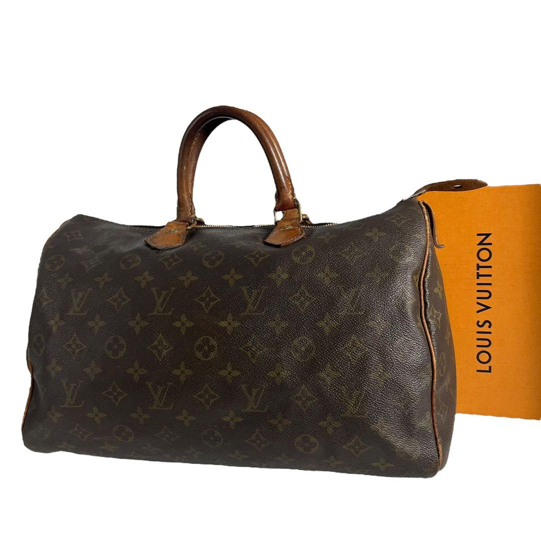 鑑定済】ルイヴィトン モノグラム スピーディ35 ハンドバッグ ボストン