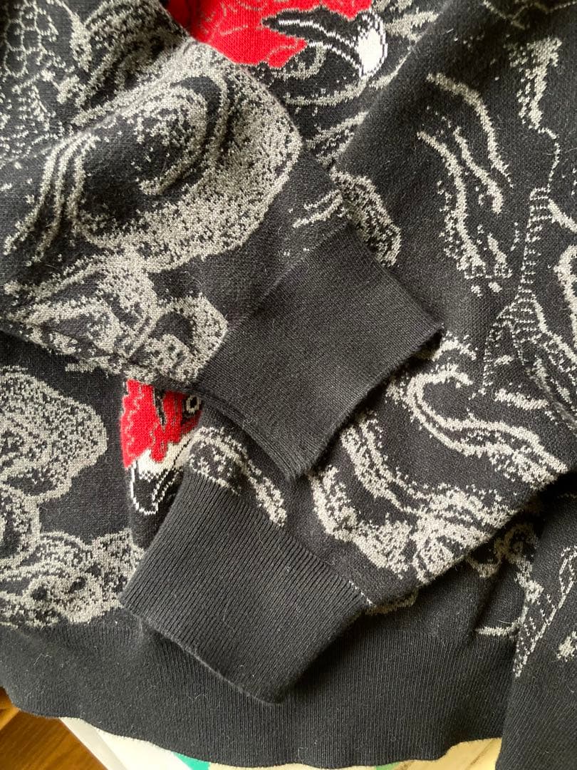 XL GAKKIN BUDSPOOL 渦軍鶏 ニット セーター 黒 美品 - メルカリ