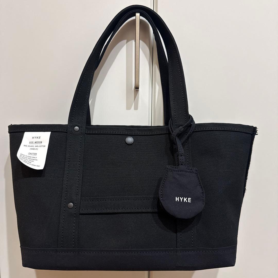 hyke ハイク トートバッグ medium ブラック 2026ss - メルカリ