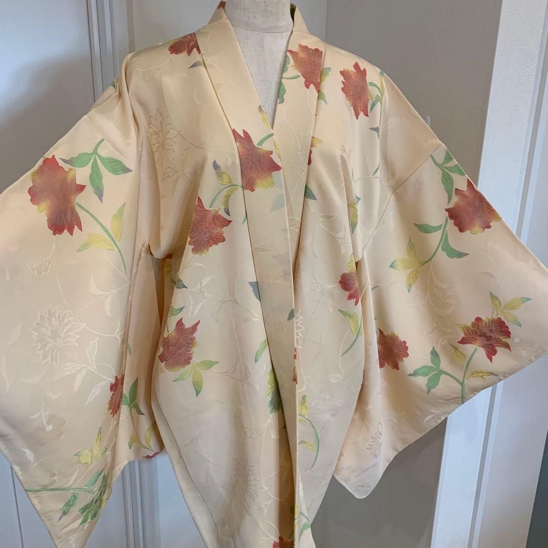 大正ロマン 昭和レトロ アンティーク 羽織り 着物 道行 和洋折衷