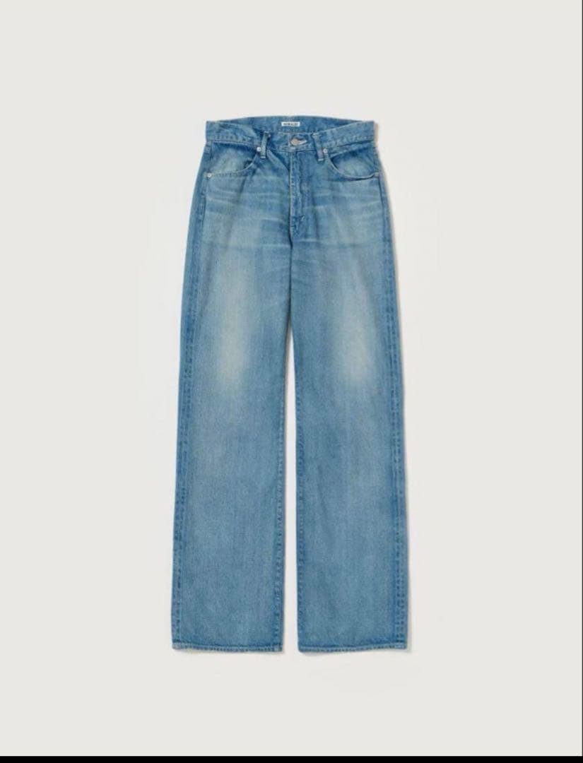 パンツ 25ss AURALEE DENIM A25SP06DE size1 AURALEE（オーラリー） 25SS SELVEDGE FADED LIGHT DENIM PANTS