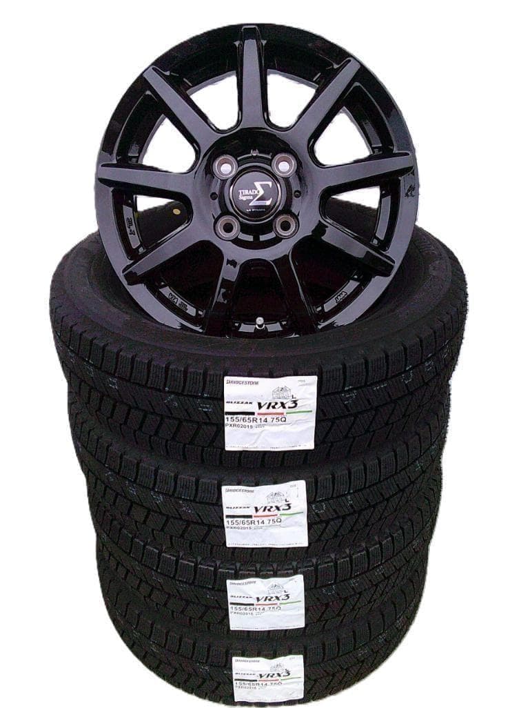 新品ブリヂストン スタッドレス☆VRX3☆155/65R14☆軽自動車 - メルカリ