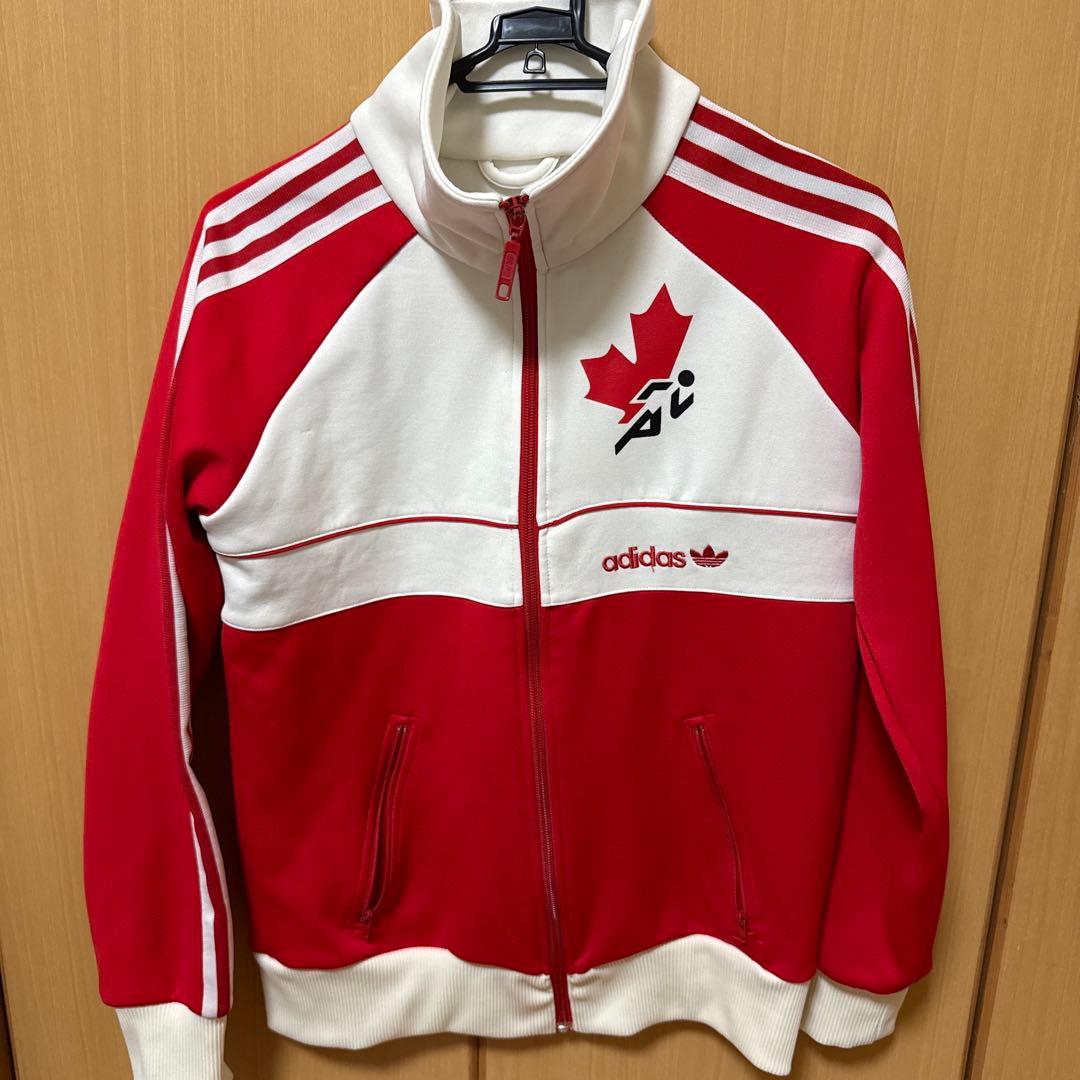 adidas カナダジャージ 外見至上主義 トラックジャケット ジャージ 赤