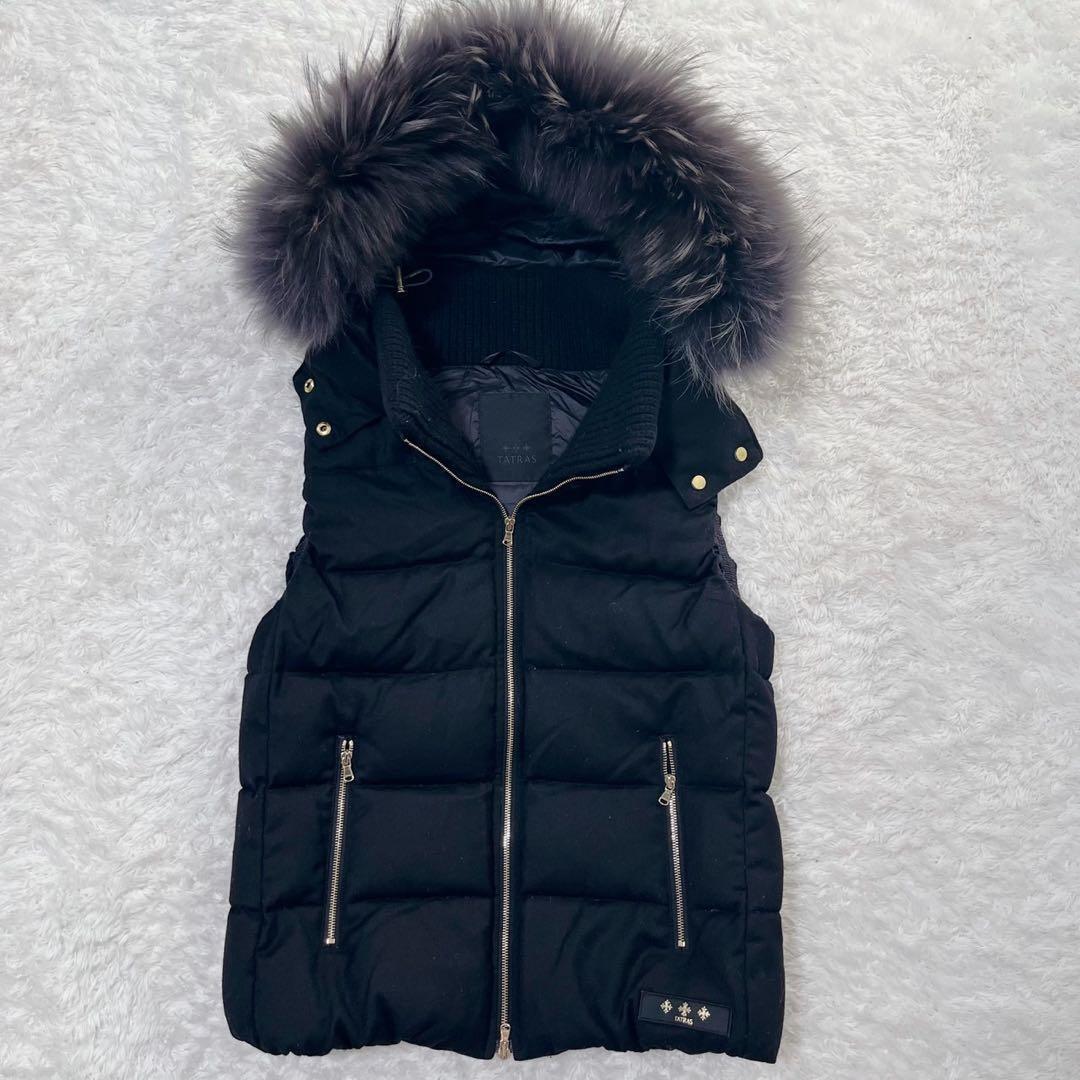 TATRAS タトラス LUSERA ルセラ ダウンベスト フード ファー TATRAS（タトラス） ダウンベスト LUSERA Down Vest ルセラ LTA18A4572