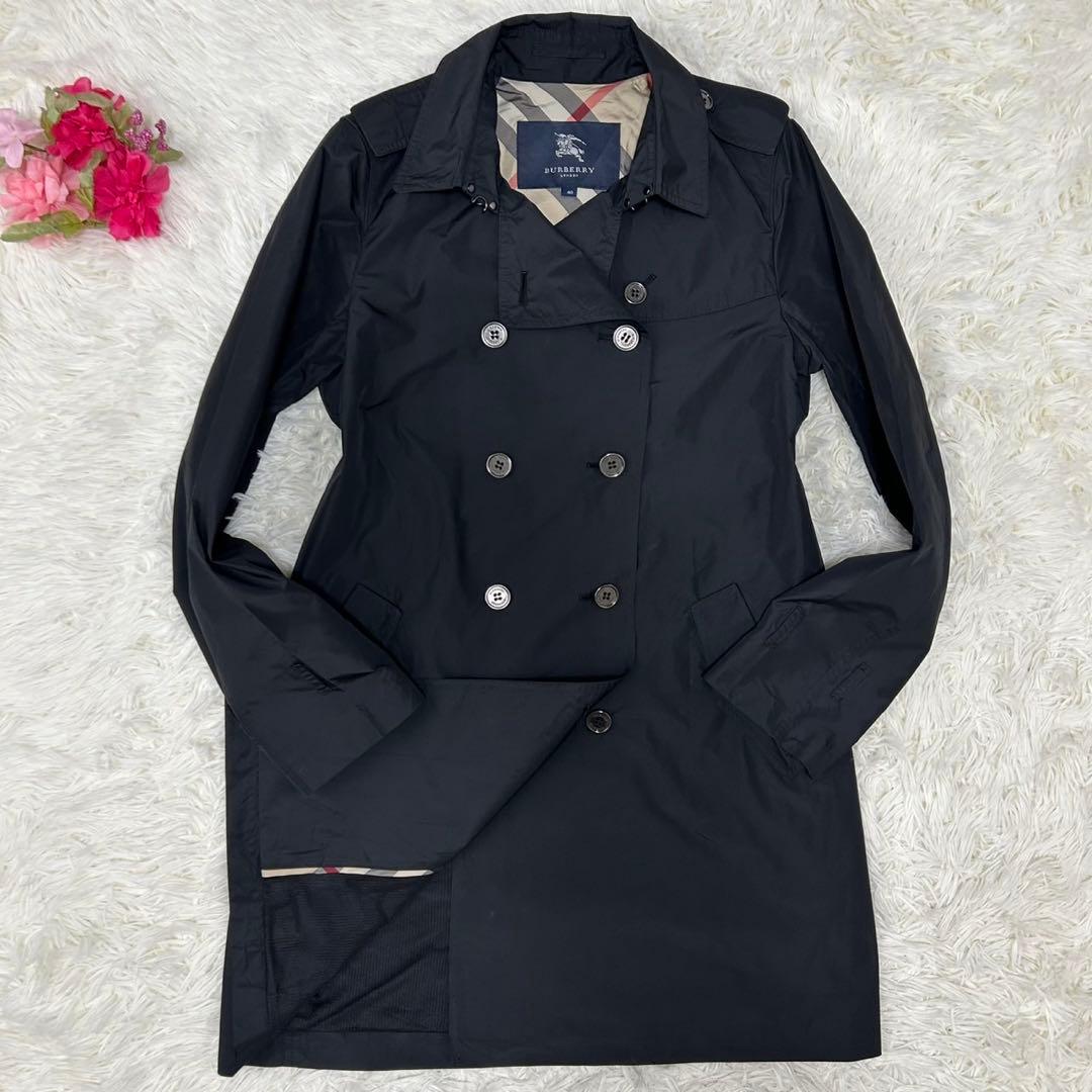極美品/L】バーバリーロンドン トレンチコート メガノバチェック A