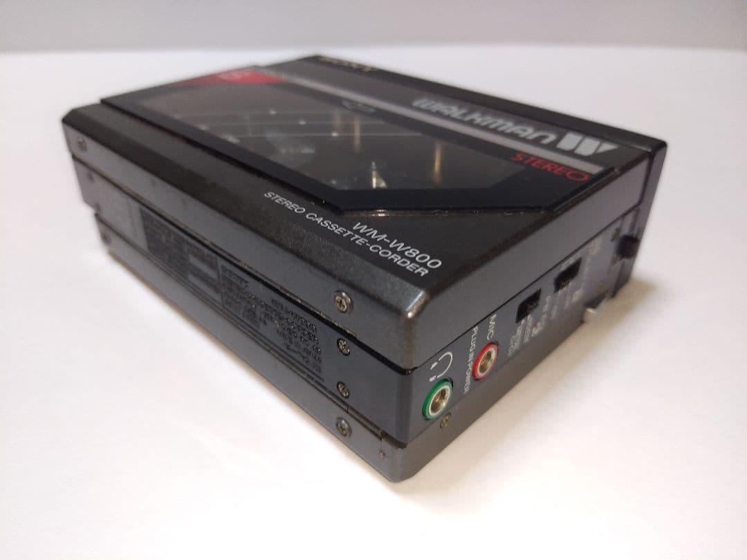 ダブルカセット ウォークマン WM-W800【録音再生 動作せず・ジャンク