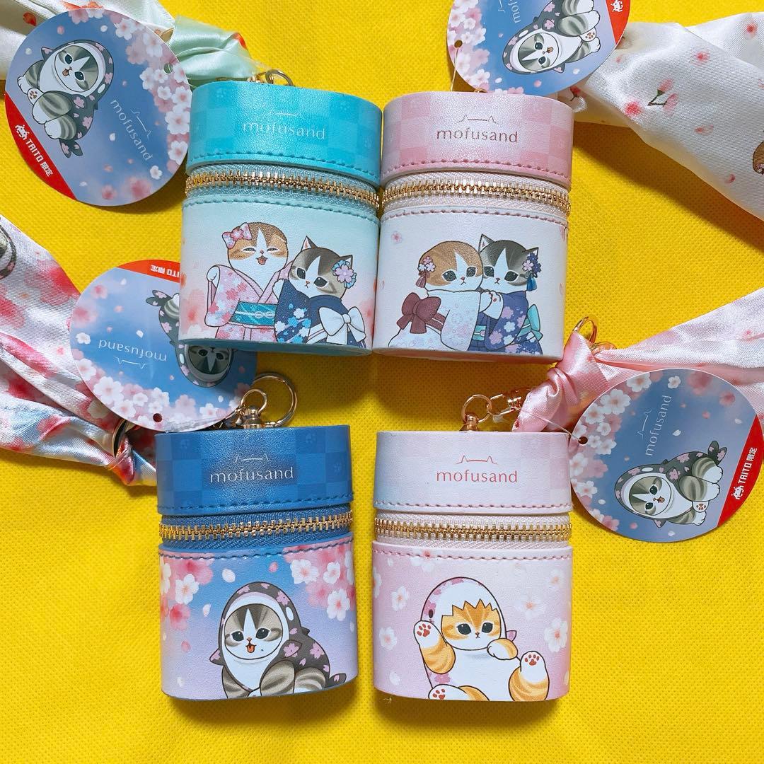 モフサンド mofusand スカーフチャーム付きポーチ 桜満開 4種 - メルカリ