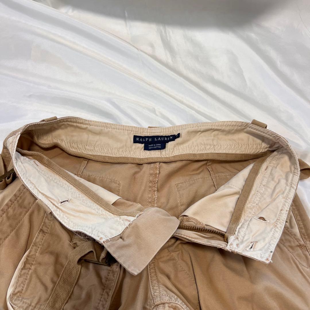 ラルフローレン マルチポケット カーゴパンツ ベージュ Y2K