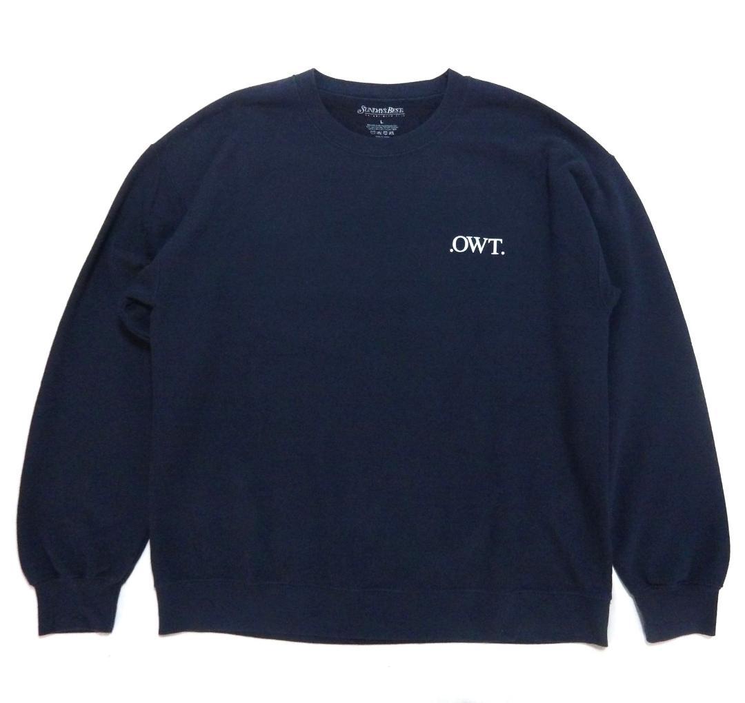 OWT. SUNDAYS BEST ロゴ クルースウェット ネイビーL - メルカリ