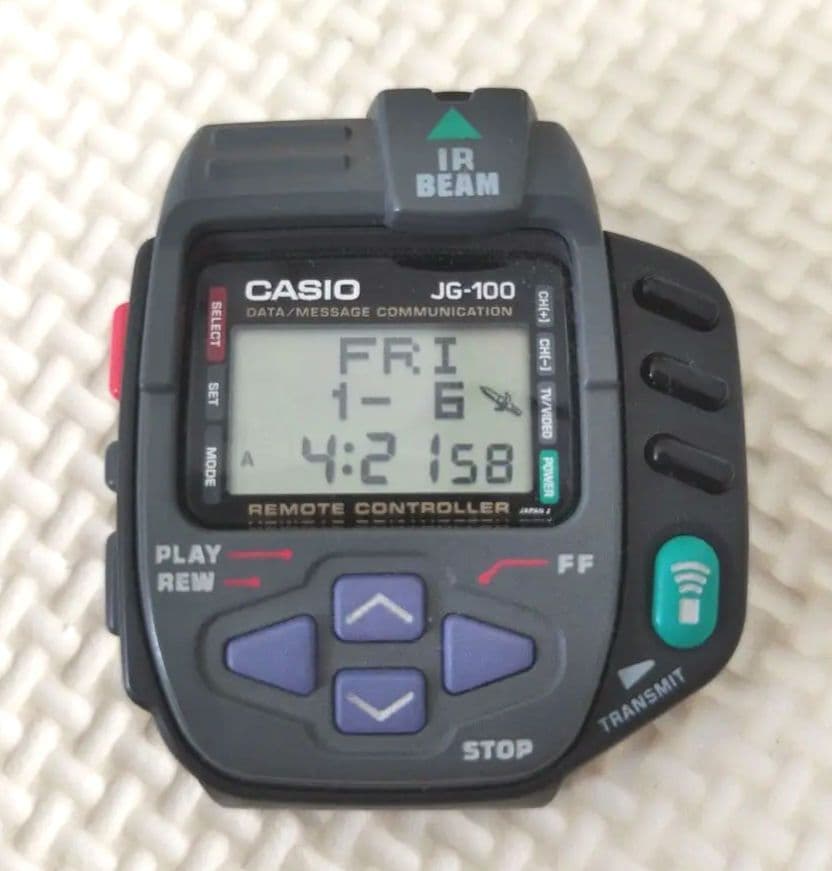 希少】CASIO カシオ サイバークロス JG-100 スーパー光通信ウォッチ