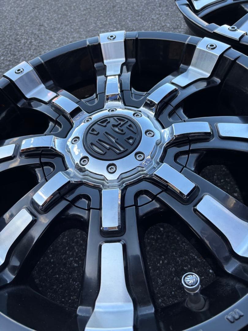 ◇送料込み◇ 16inch×7.0J クリムゾンMGビースト 中古ホイール4本