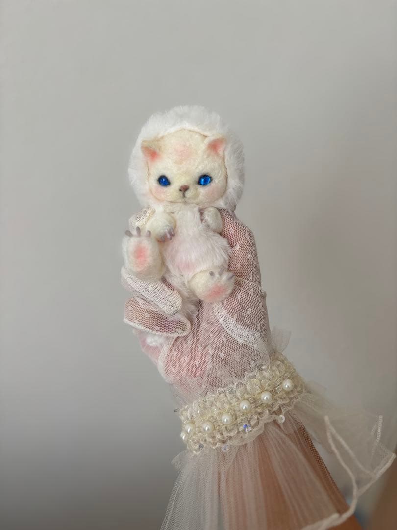 アートドール　こねこ幻獣No.57 羊毛フェルト