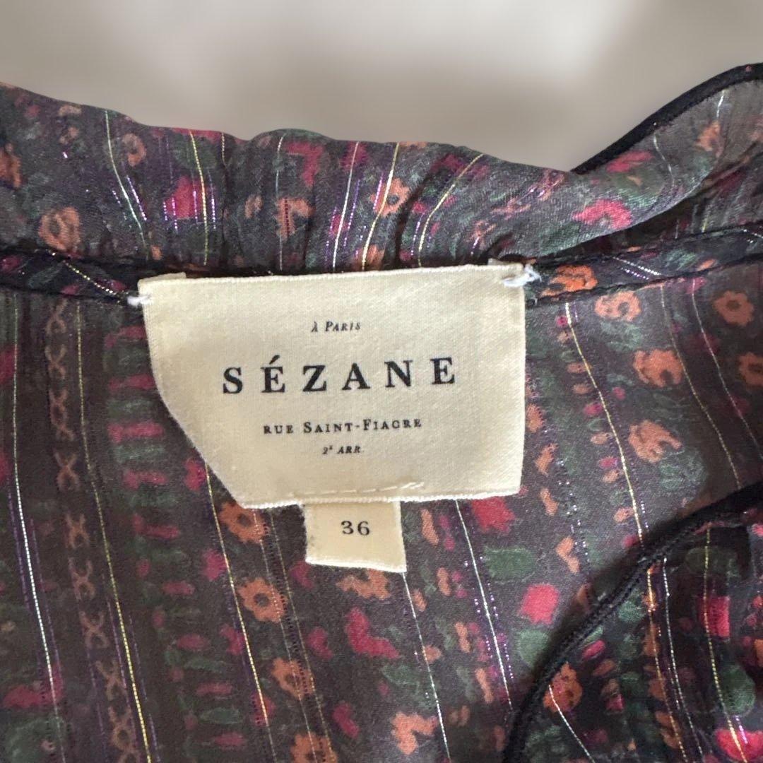 SÉZANE フリル付き花柄シャツ 36 - メルカリ