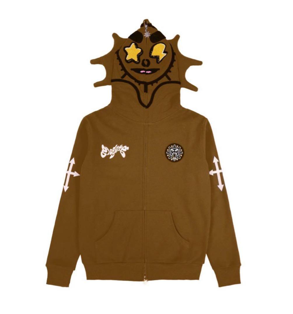 新品】GloGangパーカー ブラウン Sサイズ - メルカリ