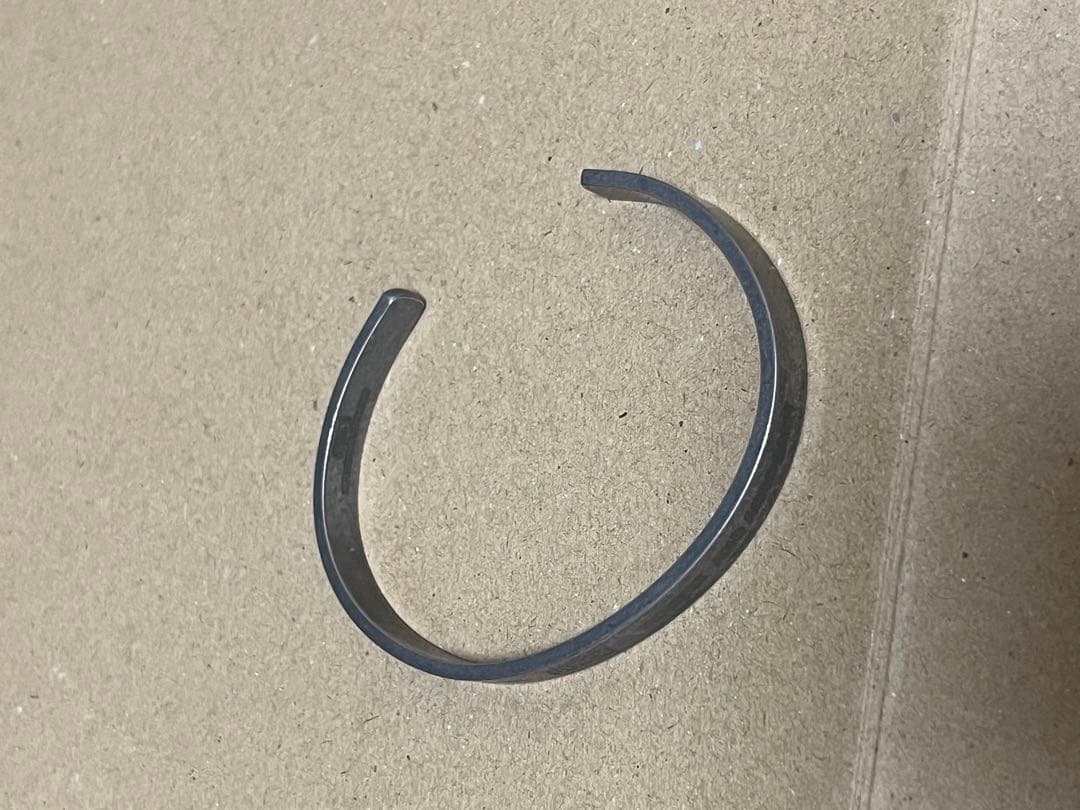 希少】ヨウジヤマモト サイト シルバーバングル ブレスレット