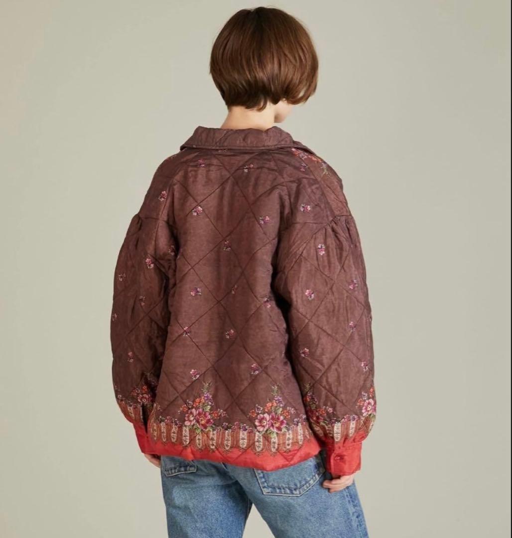 crinkle crinkle crinkle/パターンキルトブルゾン - メルカリ