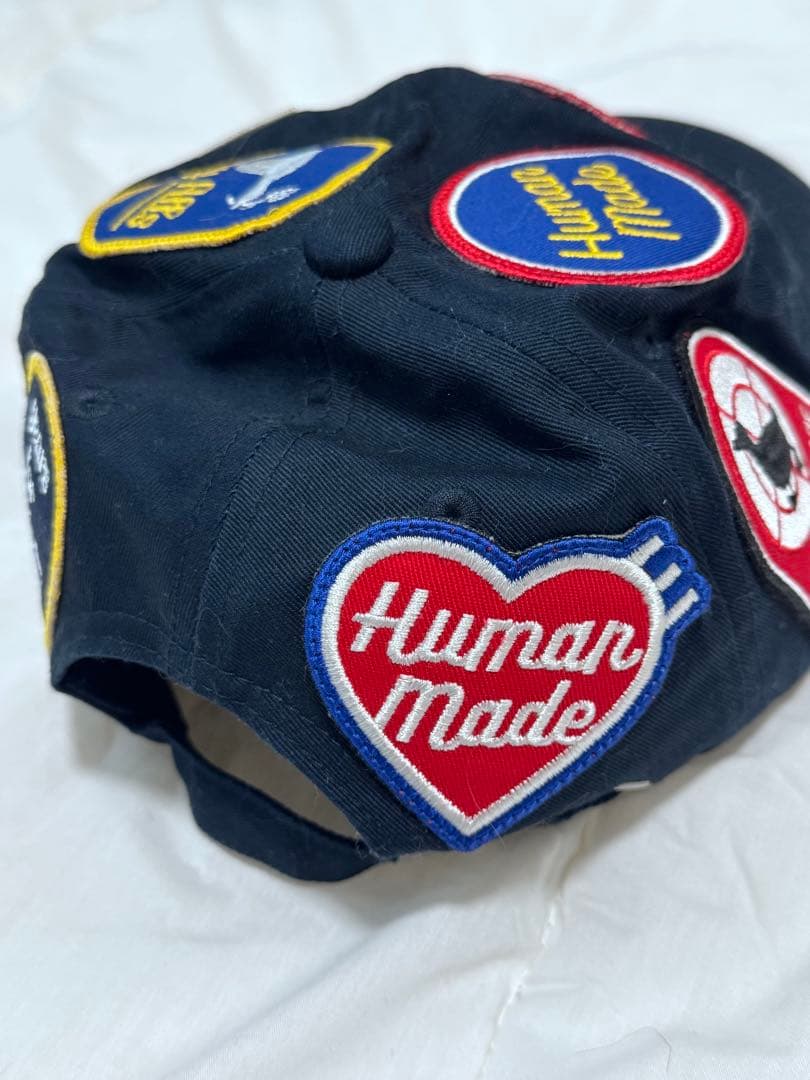 Human Made パッチ付きキャップ ネイビー - メルカリ