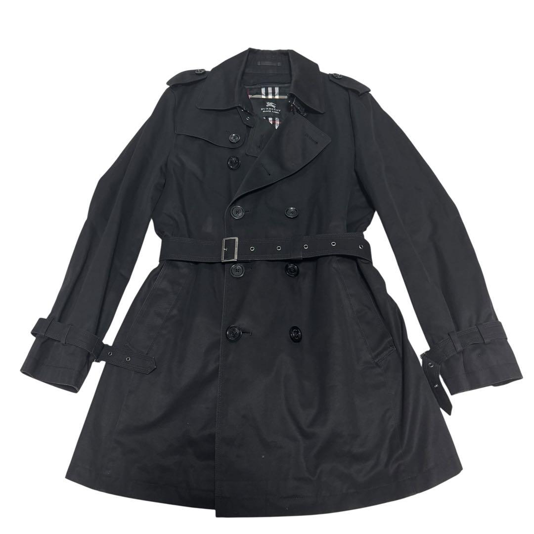 バーバリーブラックレーベル トレンチコート ノバチェック