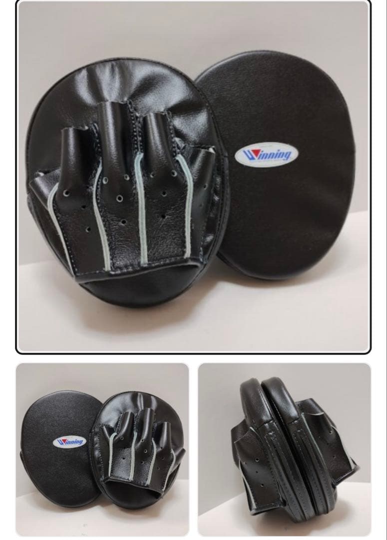 Winning パンチングミット ブラック CM-5 - メルカリ