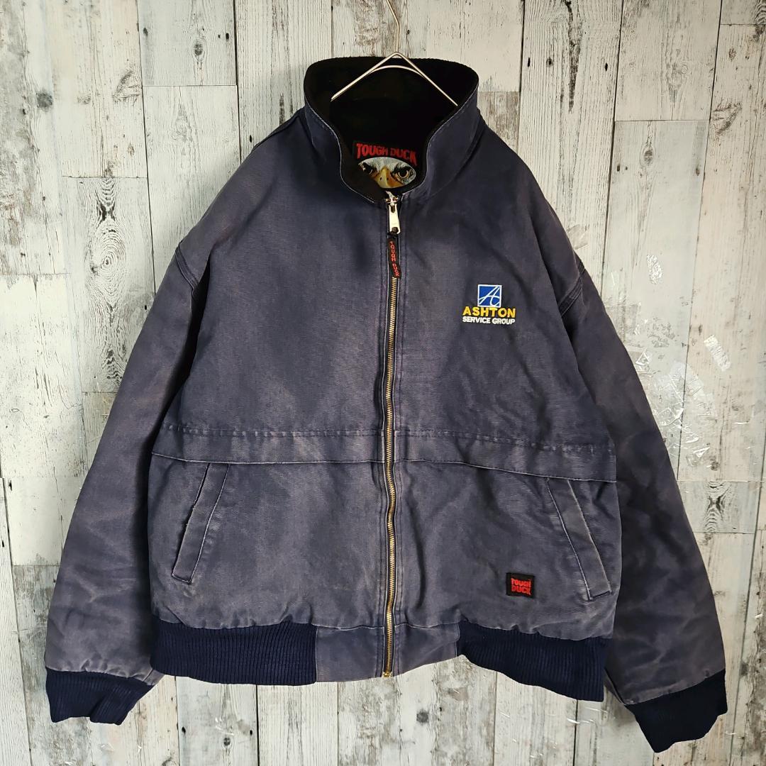 TOUGH DUCK】カナダ製 タフダック ダックジャケット 企業刺繍 XL