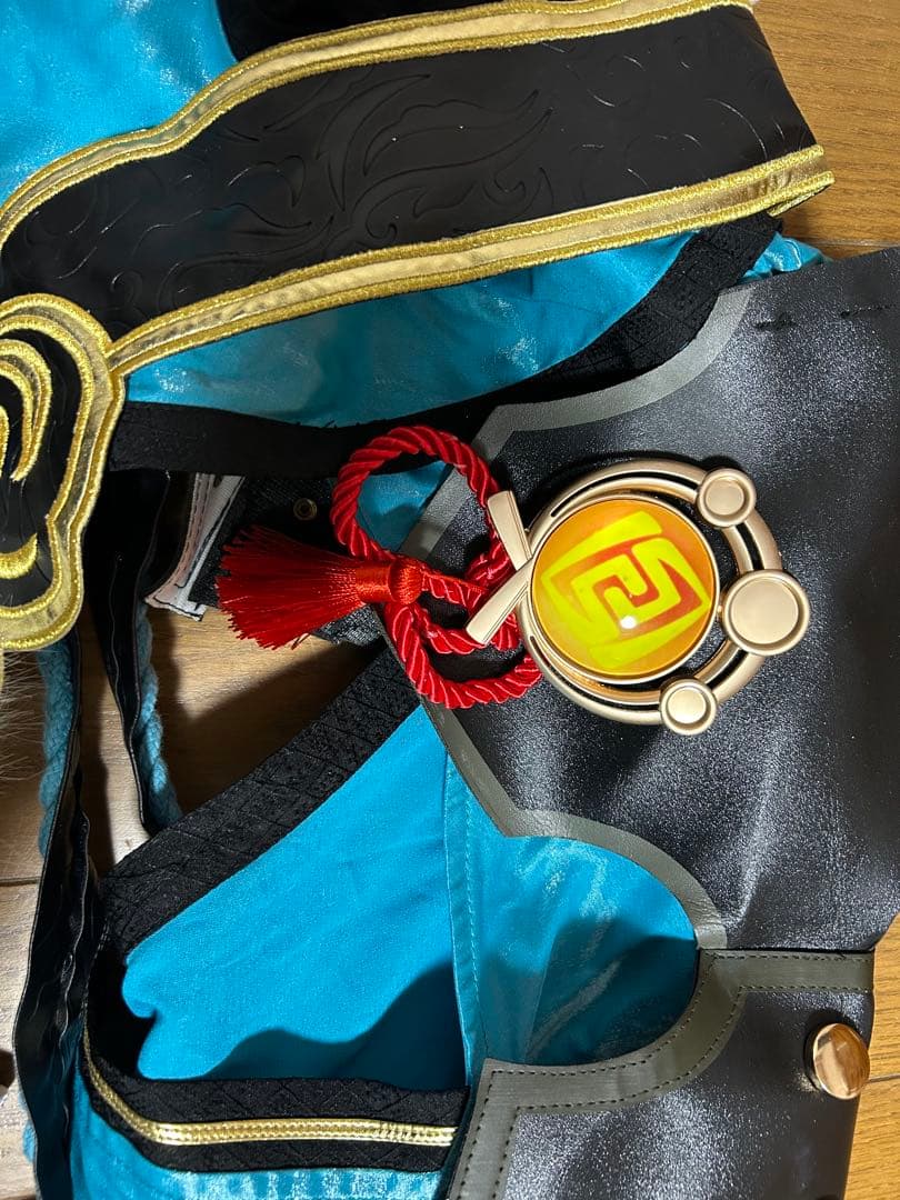 三分妄想【販売終了品】　原神　ゴロー　衣装　ウィッグ　耳2種類付き　下駄付き