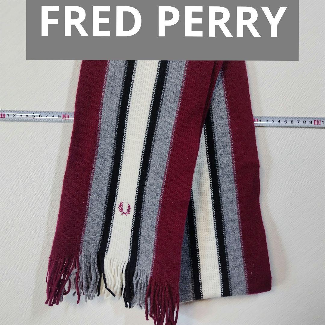 フレッドペリー マフラー ストライプ Mackie 別注 コラボ - メルカリ