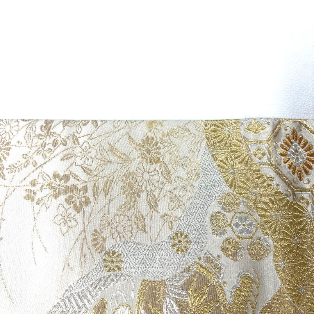 専用帯6008 ●高級 正絹 美保姿 全通 袋帯 宝尽くし 松竹梅