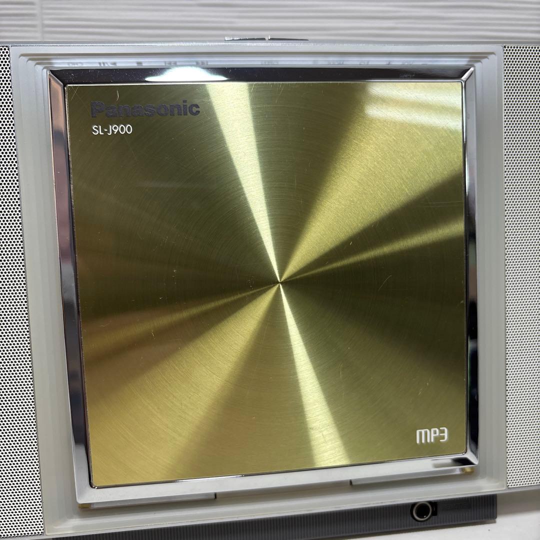 動作品】Panasonic SL-J900 ポータブルCDプレーヤー ゴールド - メルカリ