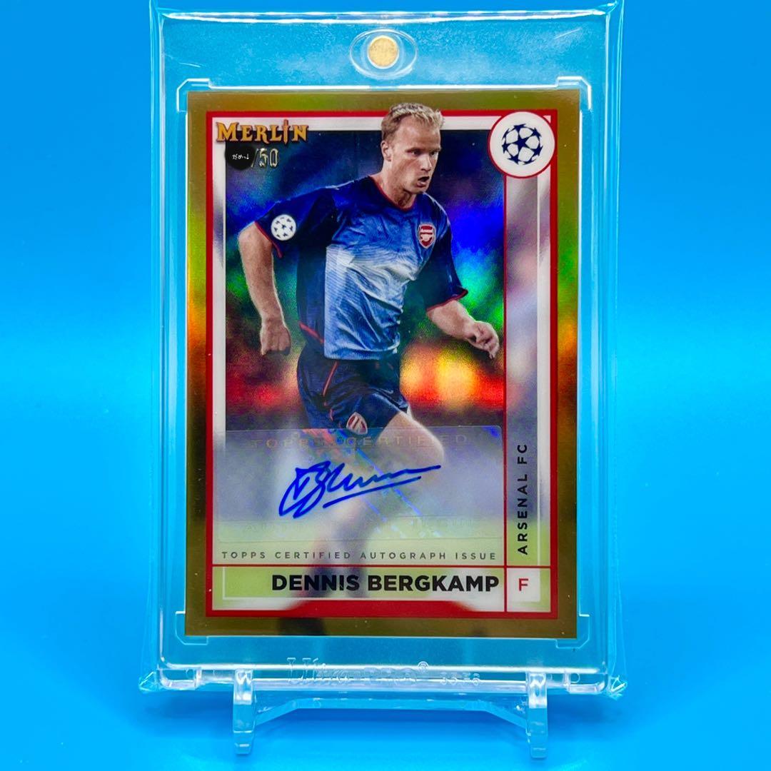 22-23 Topps BERGKAMP ベルカンプ 直筆サインカード 50シリ - メルカリ
