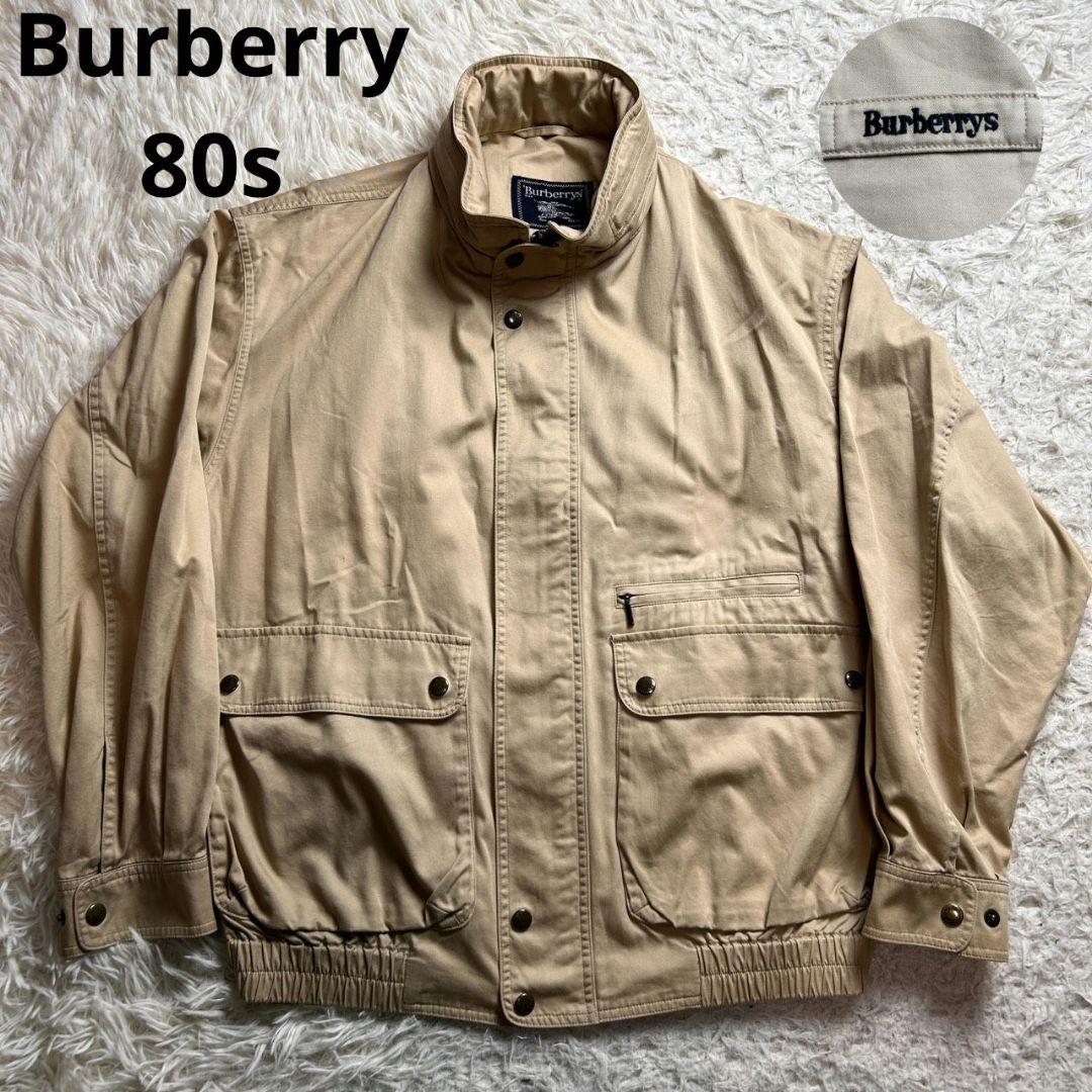 極希少】 BURBERRY 80s ブルゾン スイングトップ ベージュ - メルカリ