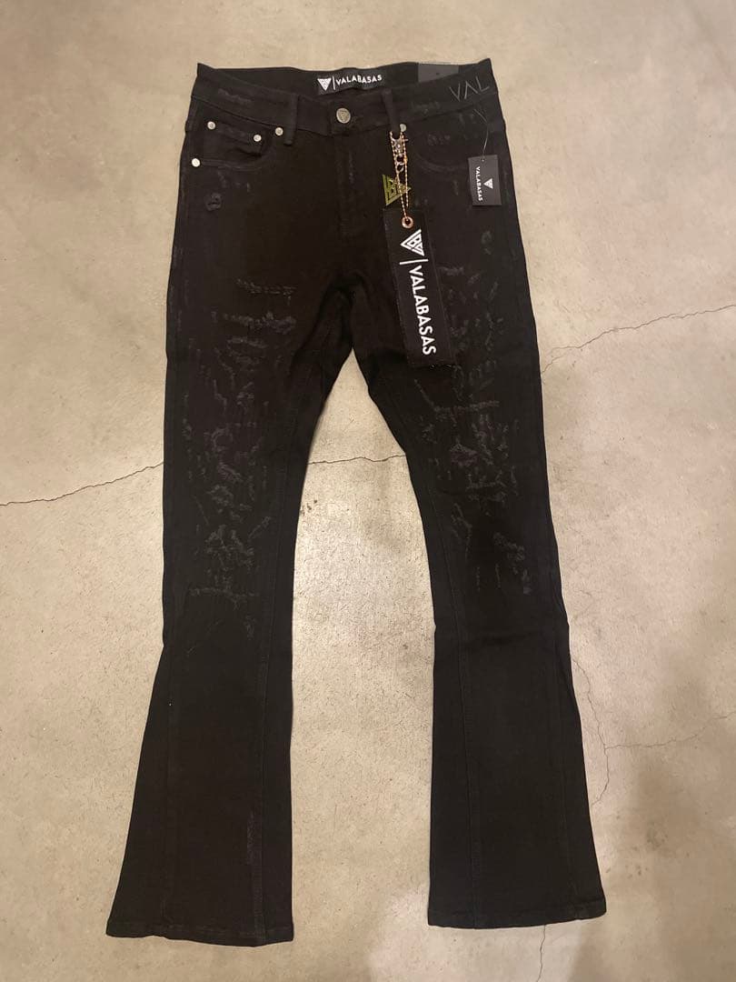 VALABASAS バラバサス ブラック フレアデニム 29 新品未使用 - メルカリ