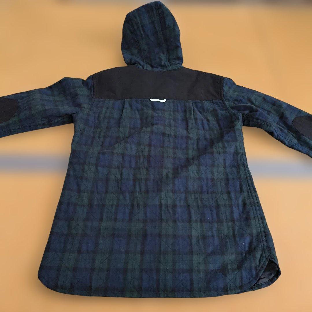 FRED PERRY フード付きチェックジャケット M - メルカリ