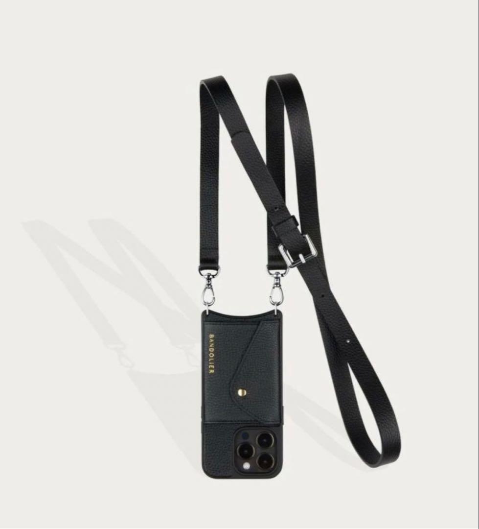 【美品】バンドリヤー＊ヘイリー サイドスロット シルバー iPhone15 15 Series】HAILEY SIDE SLOT SILVER ヘイリー サイドスロット