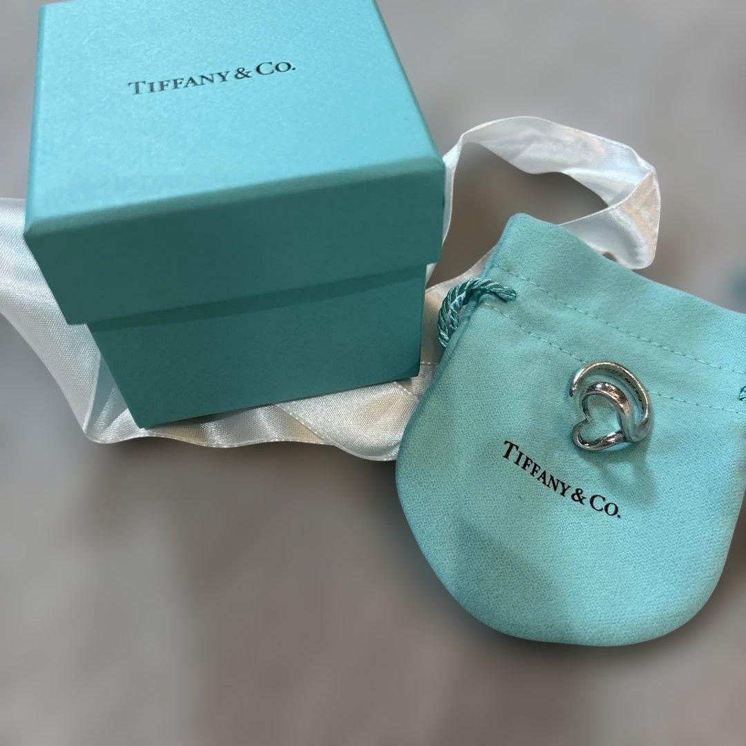 Tiffany & Co. オープンハートリング 箱・ポーチ・ショッパー付き