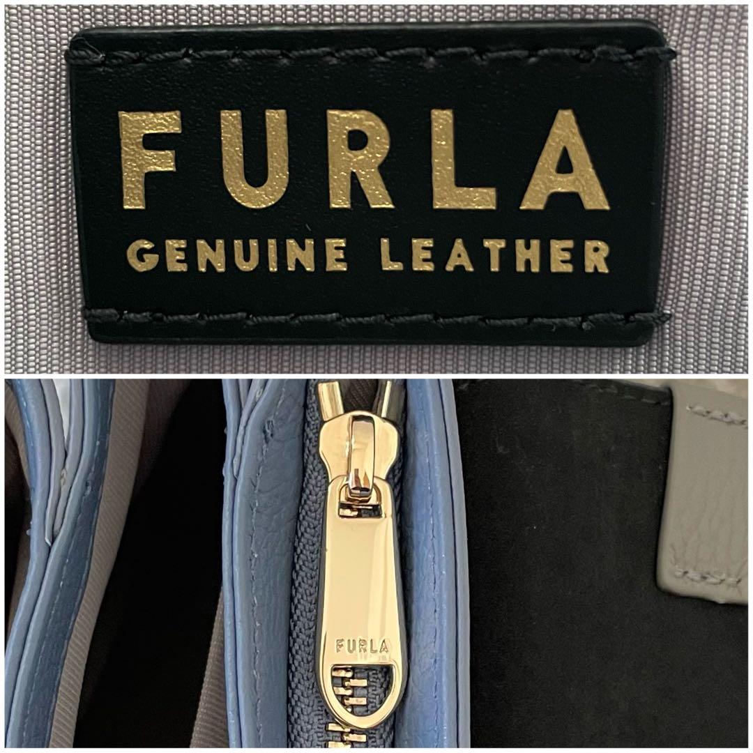 FURLA ショルダーバッグ ダフネ 2way ハンドバッグ バイカラー - メルカリ