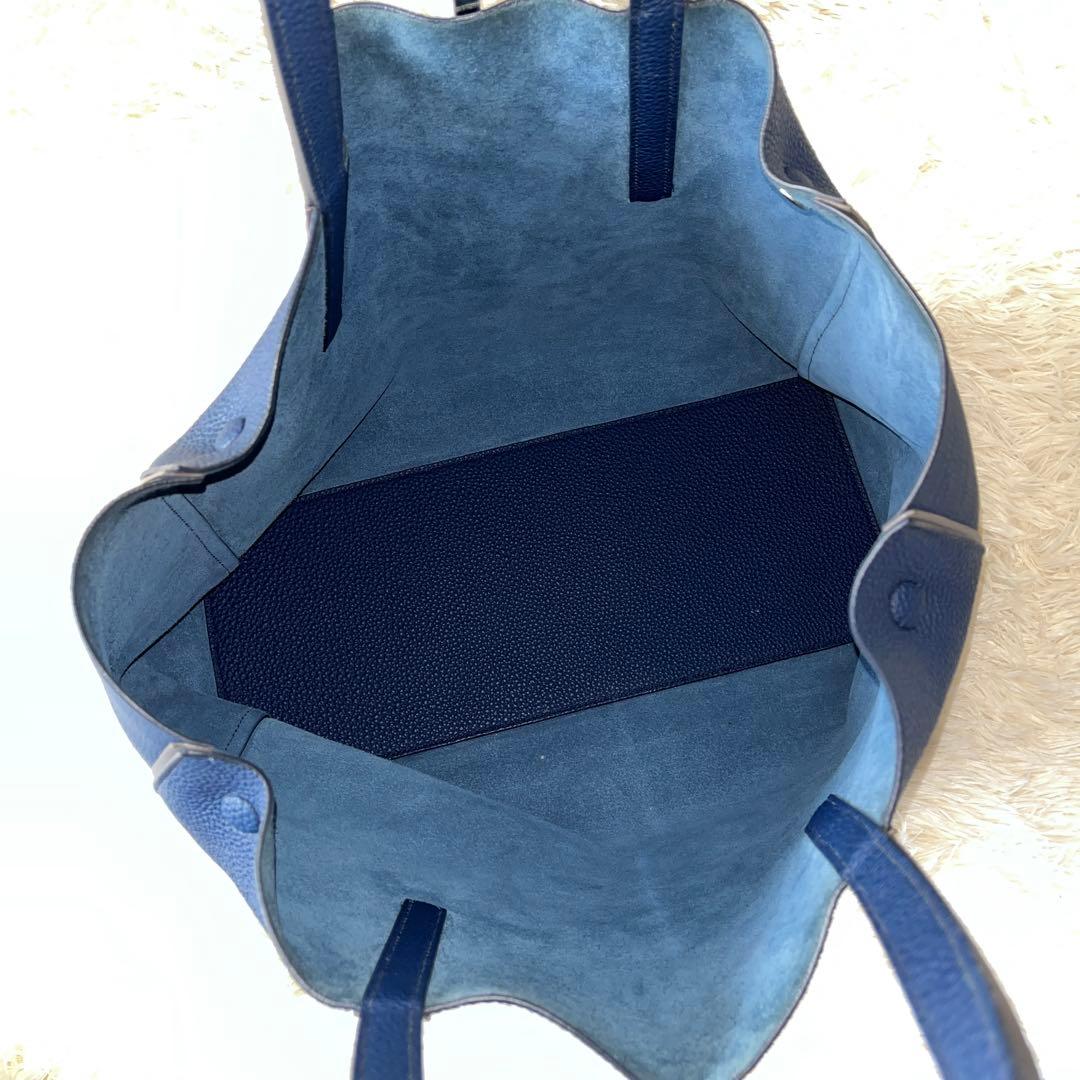 美品✨MAISON TAKUYAメゾンタクヤ　トートバッグ　ネイビー　レザー