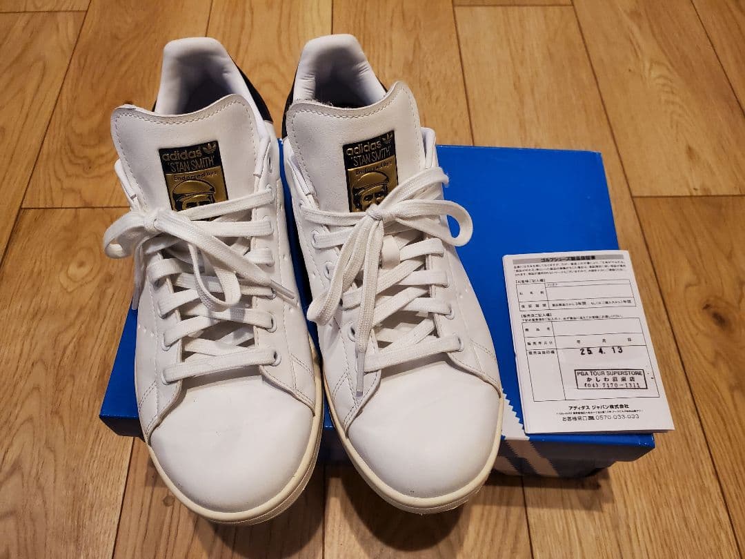 『ほぼ新品』adidas Stan Smith ホワイト/ネイビー