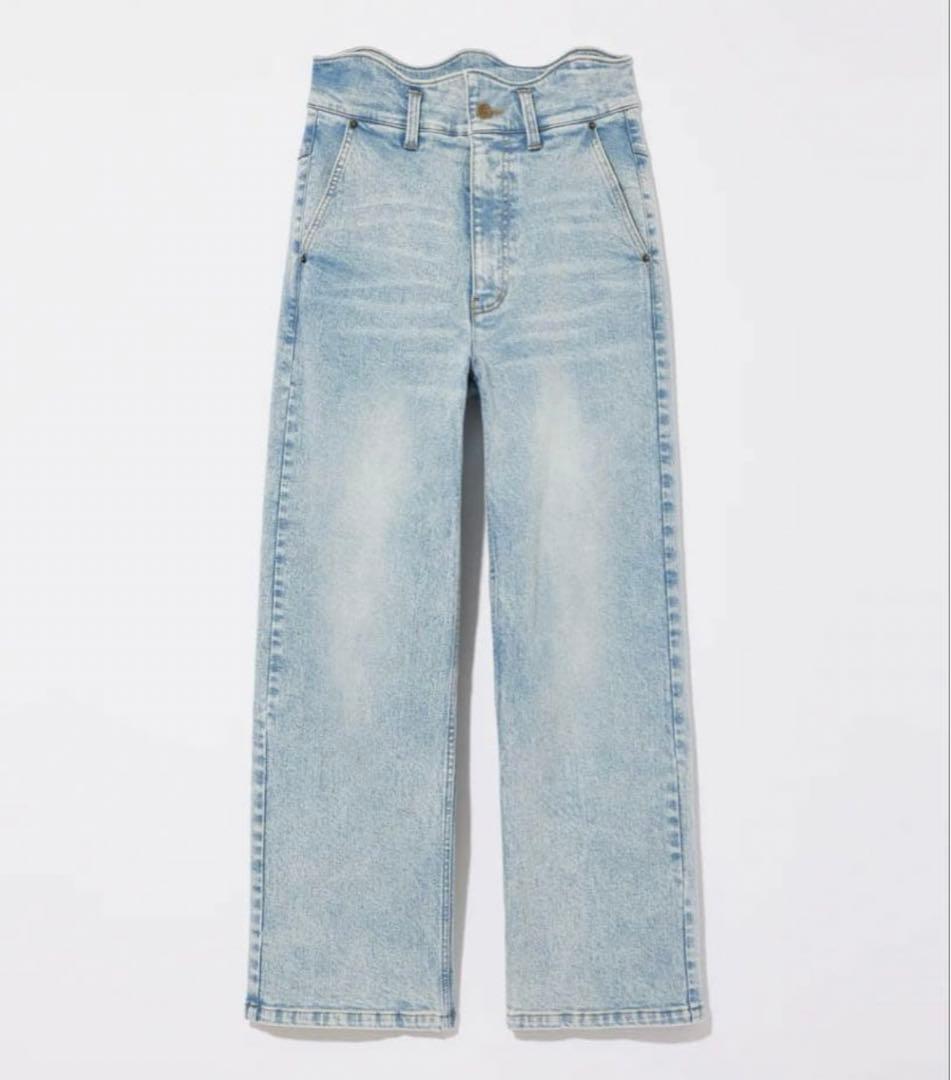 Eaphi】WAVE DESIGN HIGH WAIST DENIM - メルカリ