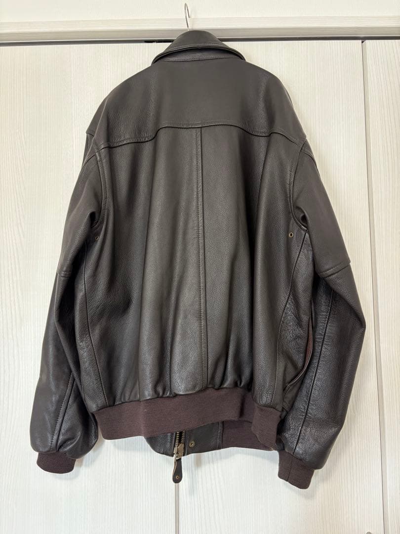 x*x様 90S L.L.Bean ゴートスキン A-2 レザー フライトジャケ