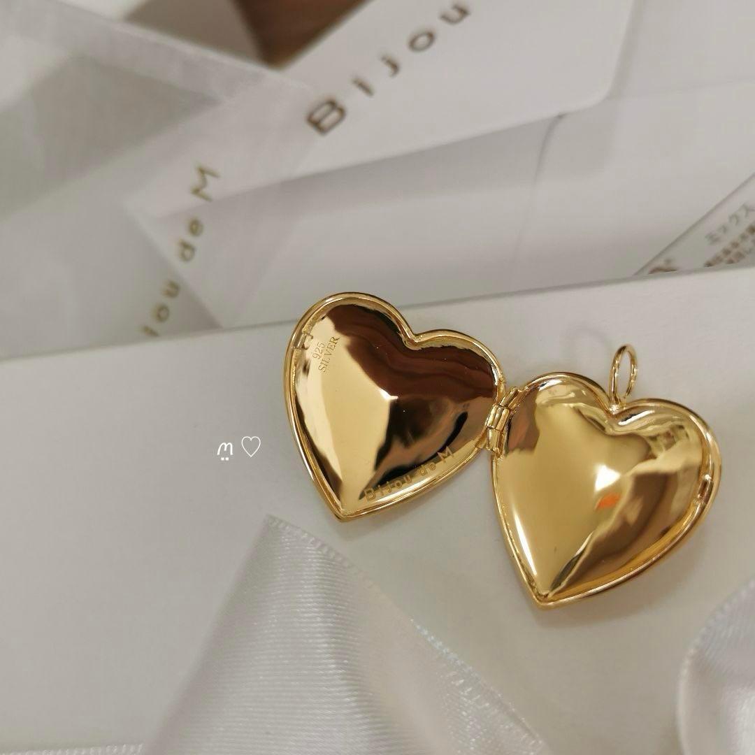 BIJOU de M ビジュードエム ハートロケット ネックレスチャーム 現行品