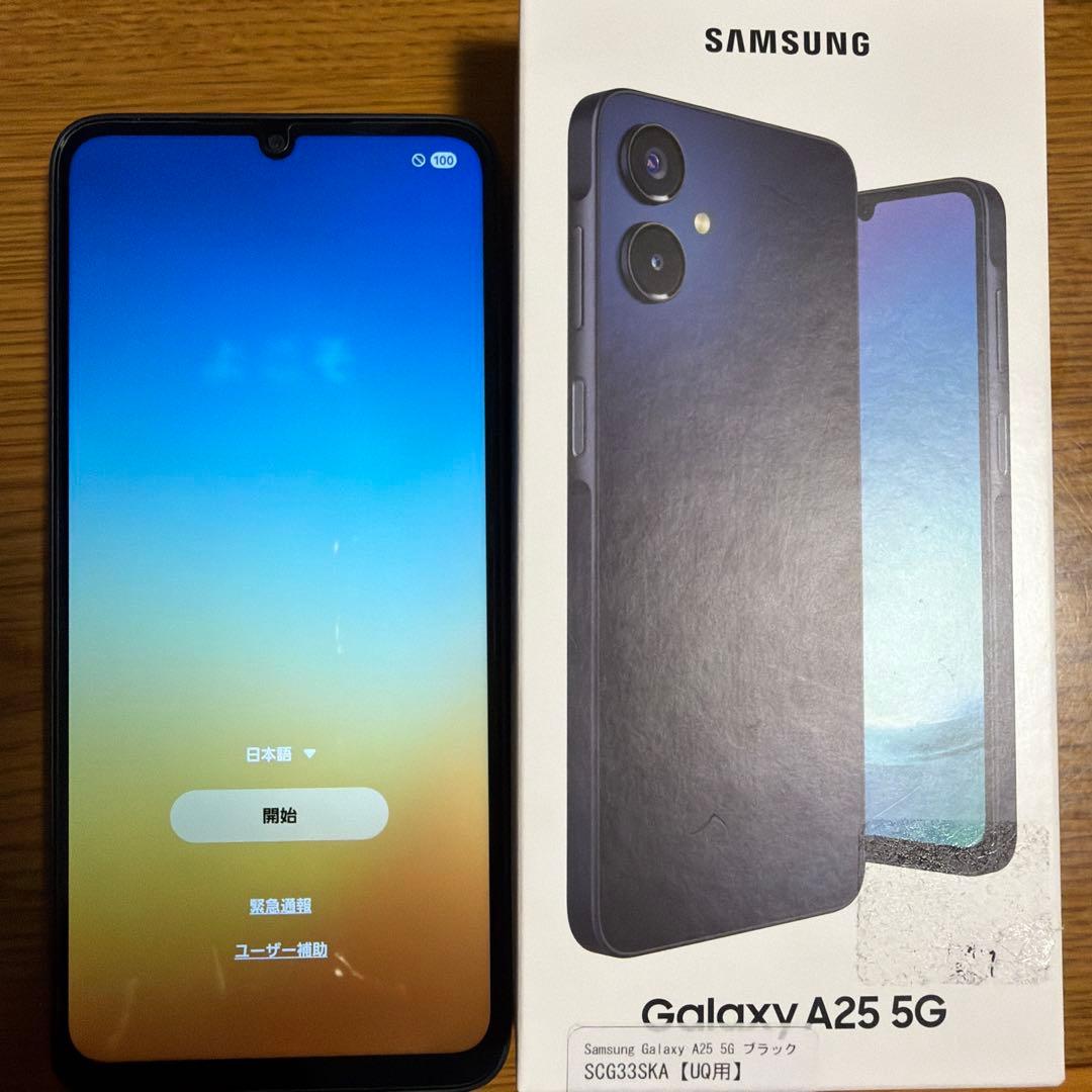Galaxy A25 5G ブラック 本体 SIMフリー - メルカリ