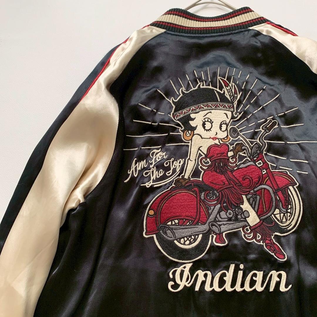 またしち様専用】インディアン×ベティブープ リバーシブル 刺繍
