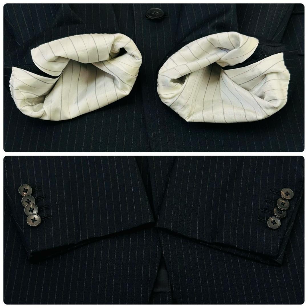 最高級 theory BOWIE セットアップ スーツ ネイビー 42 XL相当