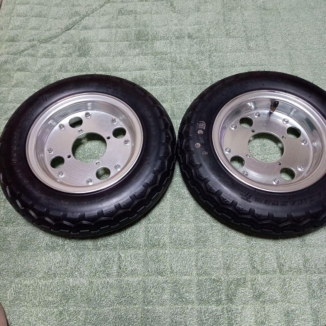 倉敷送料込みモンキー4Ｌ純正タイプ。8インチ。 アルミ＆タイヤ、セット。 モンキー 田中商会直営店】モンキー・ゴリラ純正タイプ 8インチアルミ