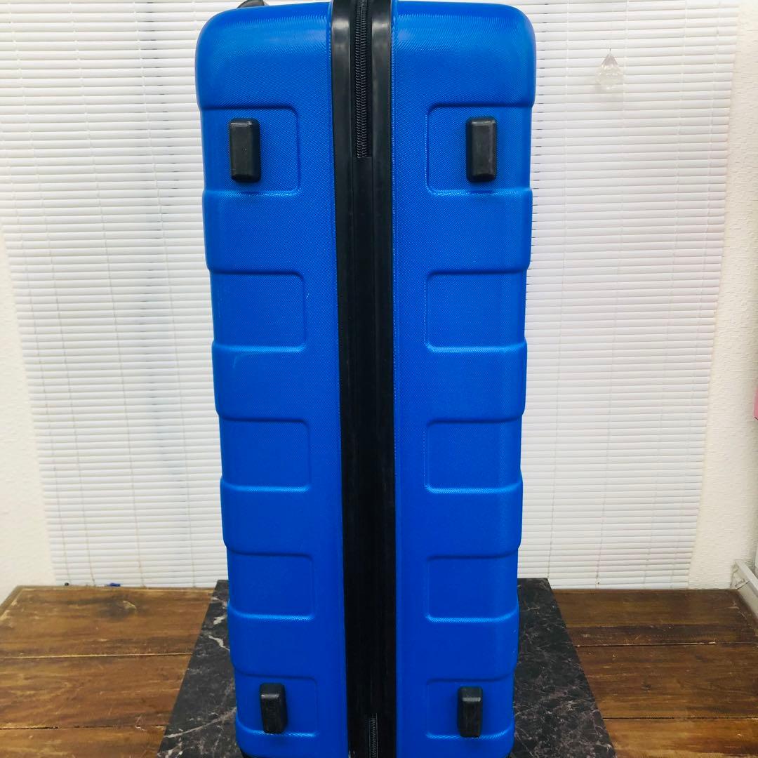 F241⭐️希少⭐️無印良品　MUJI 中型（64L）スーツケース　ブルー