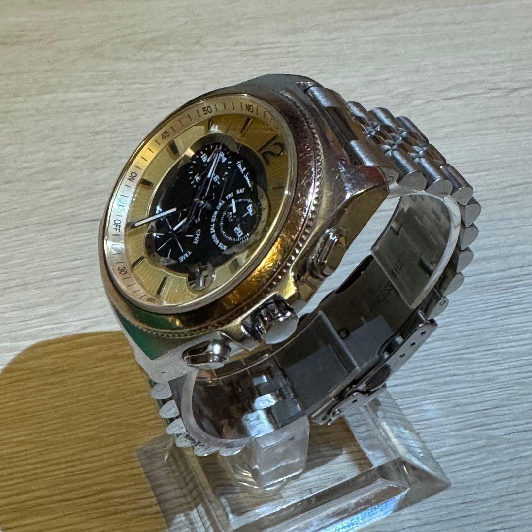 激レア✨ポールスミス PaulSmith 電波ソーラー メンズ腕時計 クロノ