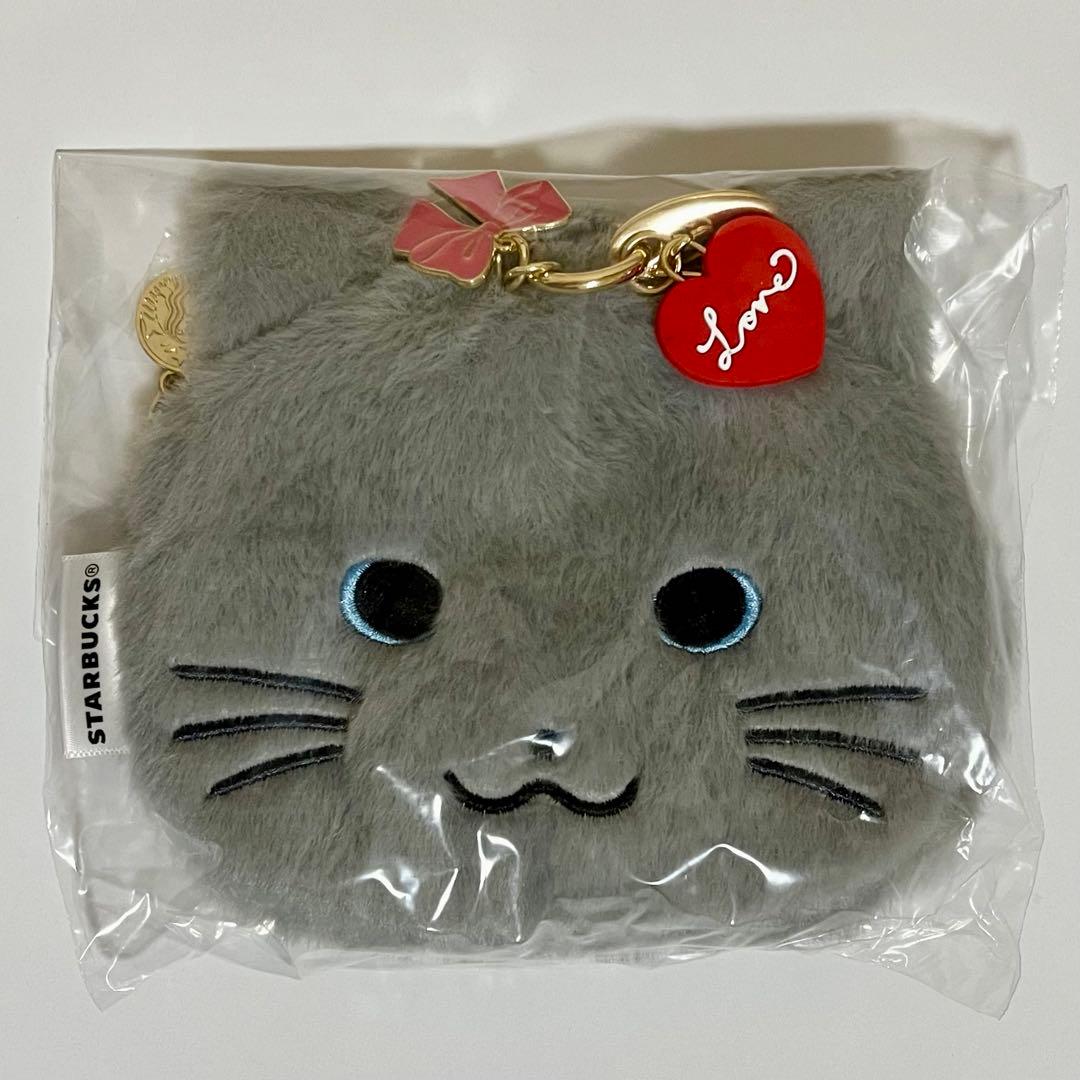 スタバ バレンタイン2026 ファーポーチ キャット - メルカリ